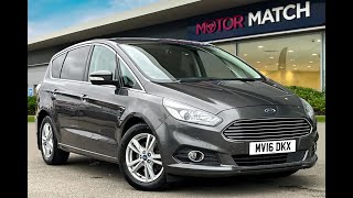 Used Ford S-Max 2.0 Tdci Anium Powershift Euro 6 In Grey - Mv16Dkx - Motor Match Stafford
