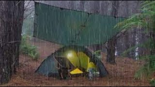 YAĞMURLU HAVADA TEK BAŞIMA KAMP-MÜTHİŞ MANZARALAR-LEZZETLİ KAMP YEMEĞİ #bushcraft  #kamp #camping