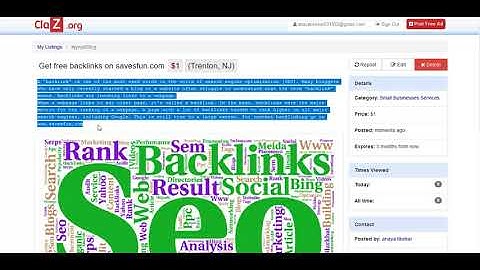 HOW TO BACKLINK ON hoobly.com BY SAVESFUN.COM