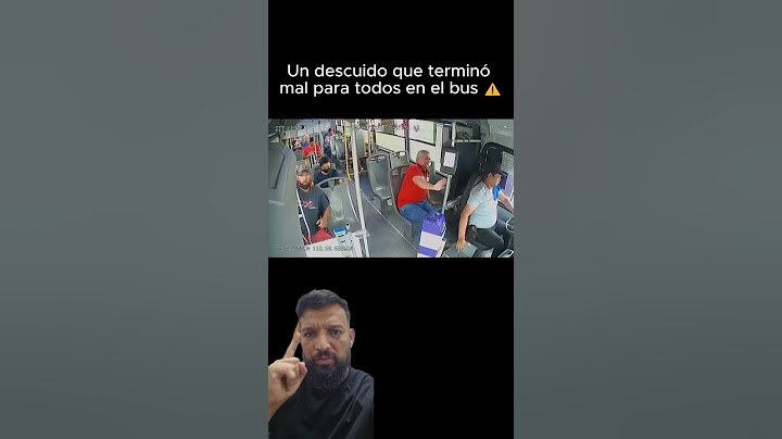 Un descuido que terminó mal para todos en el bus ⚠️ #bus #buses #accidente