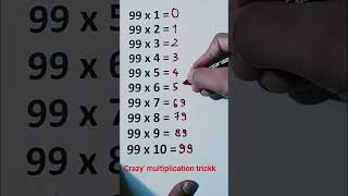 Mathematics crazy multiplication ❌ trick  #mathbasics #mathstricks #viralvideo#viralshort #ytshorts