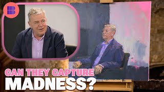 Suggs and Makita Oliver Sit for Portrait Artists | Portrait Artist of the Year