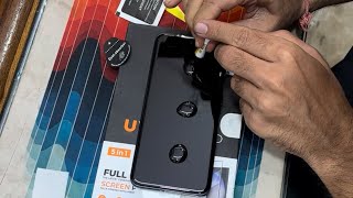 Motorola edge 70 fusion uv glass apply full video | edge 70 fusion me uv glass kaise lagaye 