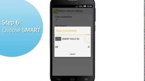 Alcatel Pop C7: Turn off / on data services