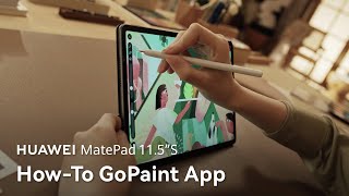 HUAWEI MatePad 11.5"S - Guide to GoPaint App screenshot 3