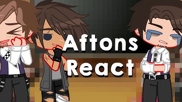 (past) Aftons and Emilys react to «The Entire Fnaf Lore In a Nutshell» // Aftons + Emilys // GCRV