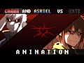 Chara and asriel vs hate  season finale  glitchtale ep9 hope fight scenes