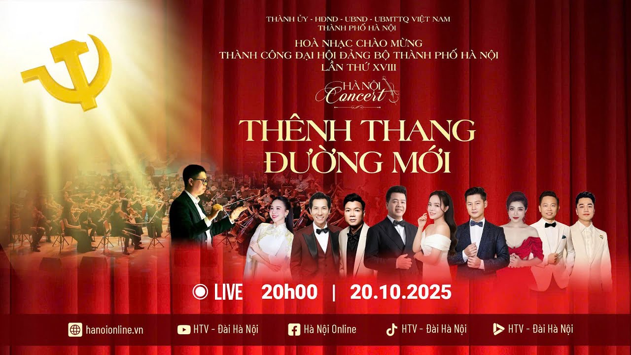 🔴 Trực tiếp - Hà Nội Concert - Thênh thang đường mới
