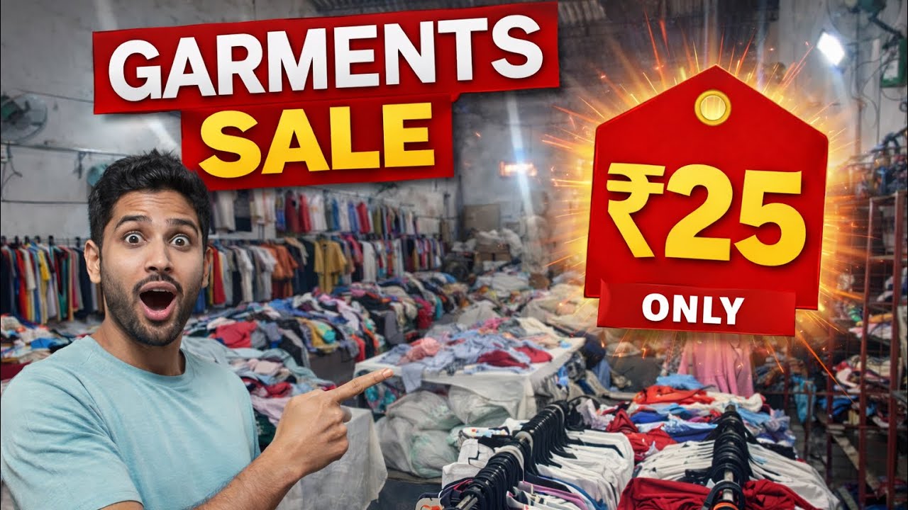 Rupees 25 Sale In Bhiwandi || 100 me 4 PCS || Kids Ladies and jents also