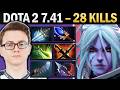 Drow Ranger Dota 2 7.41 with 28 Kills and SNY - Dota Gameplay