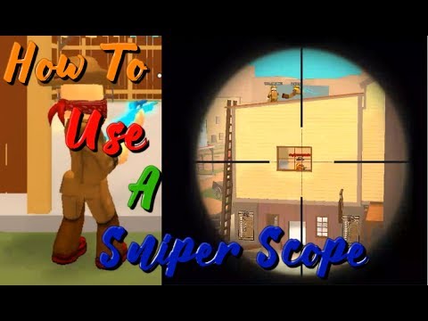 How To Use A Sniper Scope Roblox Bandit Simulator Youtube