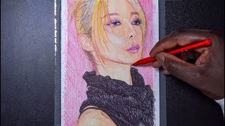 Draw With Me / Sketching DAMI of DREAMCATCHER with Ballpoint Pens