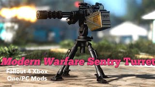 Modern Warfare Sentry Turret Fallout 4 Xbox One/PC Mods