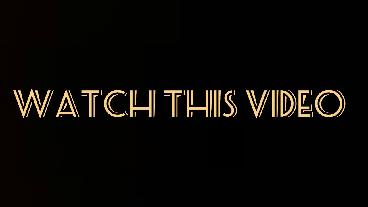 Watch This Video YouTube