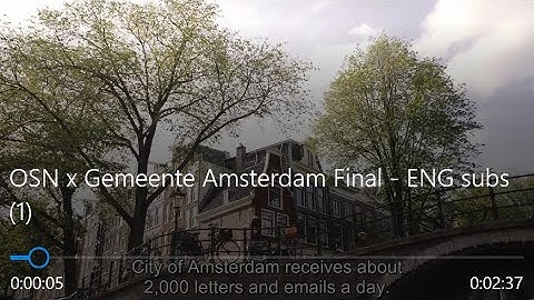 The City of Amsterdam Automates its Mailroom with Ephesoft and OSN - English Subtitles
