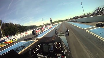 Corey Manuel onboard Quick Rod timerun IHRA Piedmont dragway