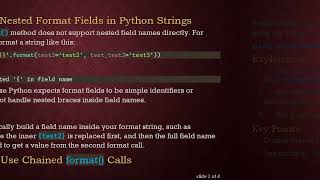 How to Perform Recursive Nested String Formatting in Python
