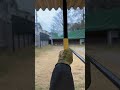 半月の狙い　右目視点【弓道】