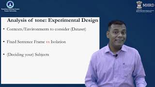 Analysis of Tones: Experimental Method | Dr. Amalesh Gope | Tezpur University