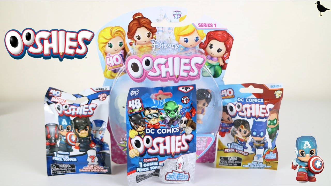 Ooshies Blind Bags & 4 Pack Opening! DC, Marvel & Disney - Mystery Toy Surprise | Birdew Reviews