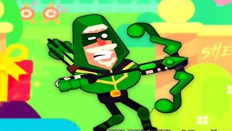 Bowmasters - Robin the Quickshooter (Revengers arrow) NEW Character - Gameplay Walkthrough