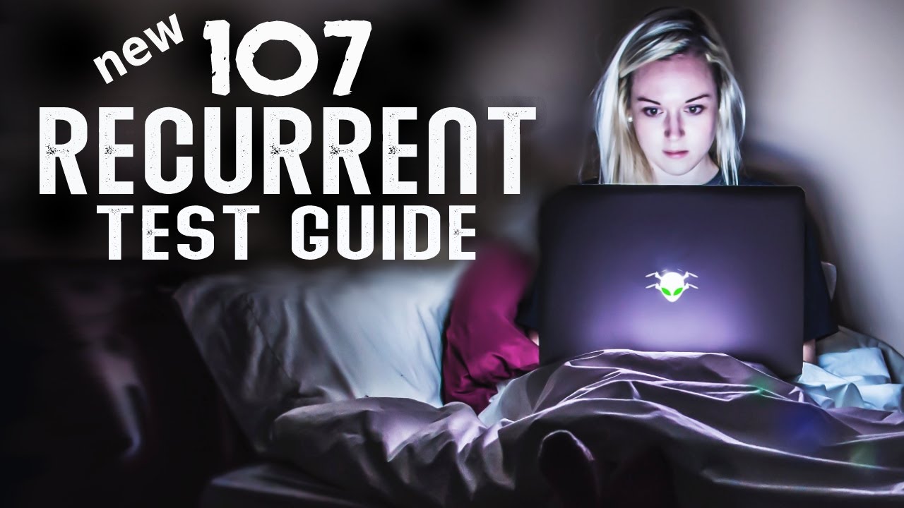 FAA Part 107 Recurrent Test is FREE and Online! - includes Drone Flying