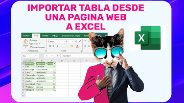 Importar Tablas desde una página web a Excel 🔥🔥✅➡️