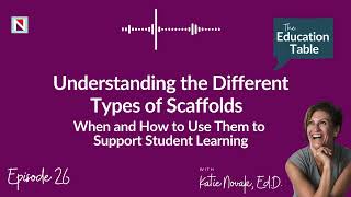 Understanding the Different Types of Scaffolds: When and How to Use Them to Support Student Learning
