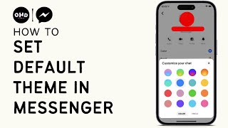 🎨 Cara Mengatur Tema Default di Aplikasi Messenger (2023) | Cara Mengubah Tema Obrolan Messenger 📲 screenshot 2
