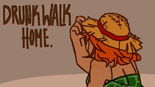 Drunk Walk Home || one piece nami animatic [READ DESCRIPTION FOR TW INFO] Resimi