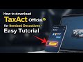 How to download TaxAct for itemized deductions - Easy Tutorial