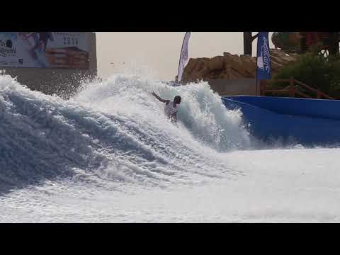 Worlds Best FlowRider Flow Barrel Championships at Yas Waterworld Abu Dhabi Dubai UAE