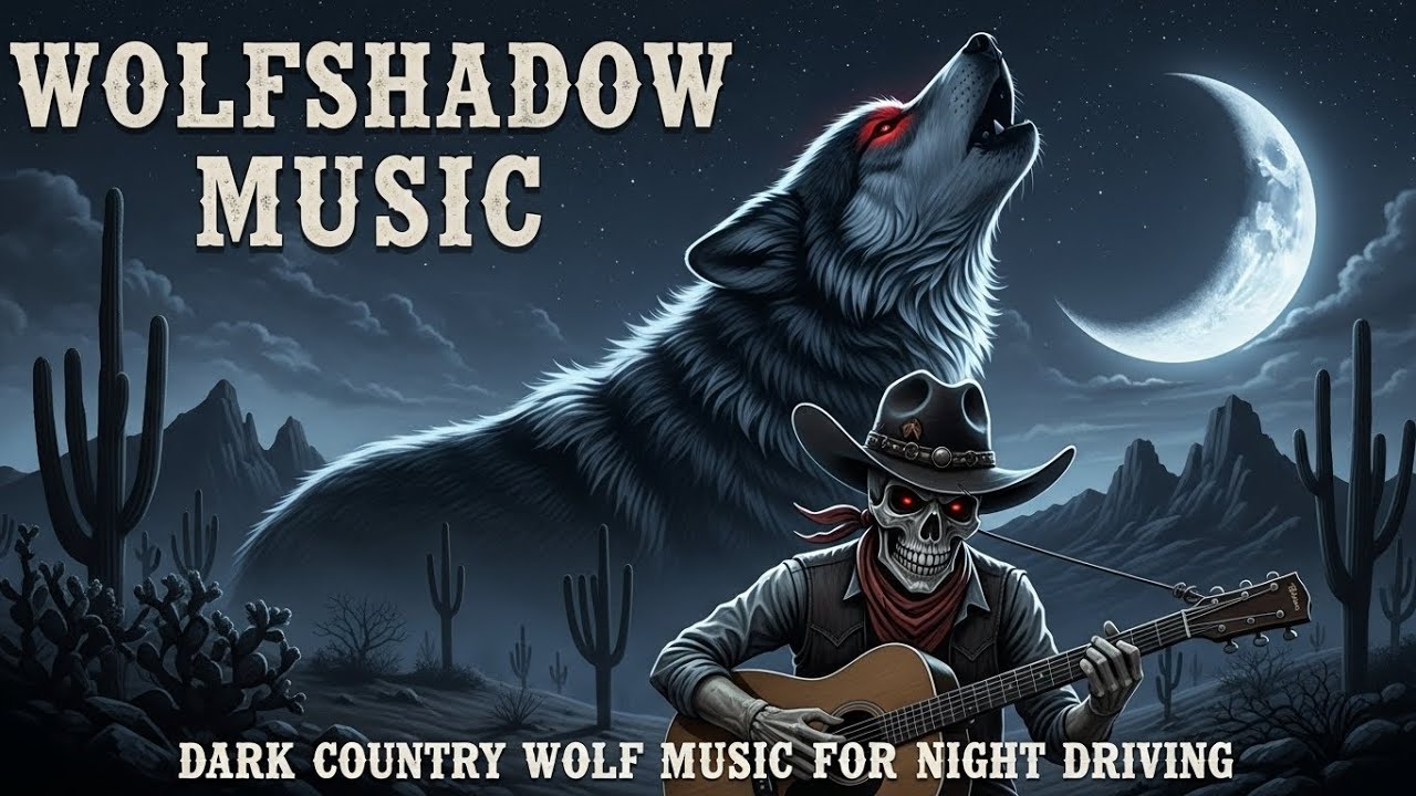 Wolfshadow Music – Dark Country Wolf Music for Night Driving | Cinematic Western