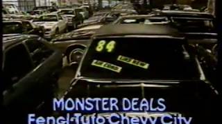 1985 Fencl Tufo Chevy City Dealer TV Commercial Chicago
