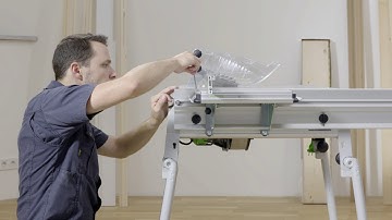 Hoe monteer je de roltafel op de tafelzaag CS 50? | Festool Quick Guide