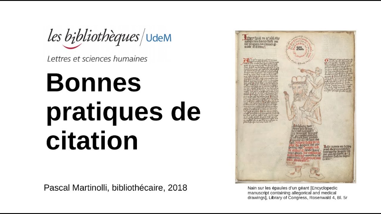 Bonnes Pratiques De Citation Youtube