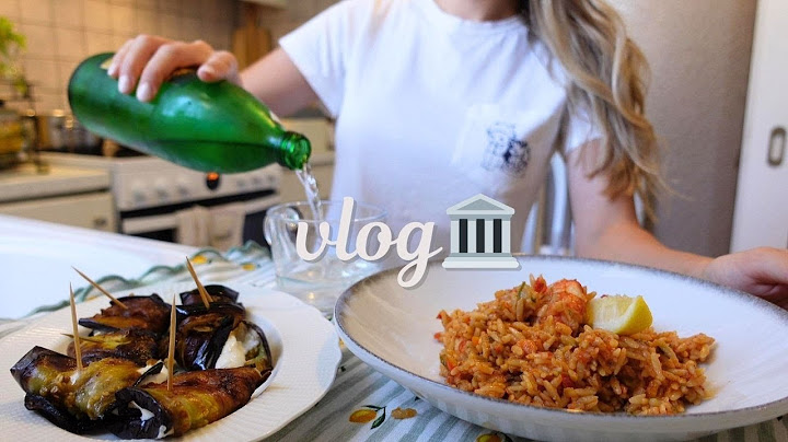 A Spontaneous Summer Getaway in Greece 🌞 | making a delicious shrimp orzo 🦐