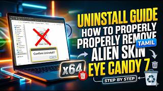 How to Properly Uninstall Alien Skin Eye Candy 7 (64-bit) ? | Tamil |  @SandraInfoServ screenshot 3