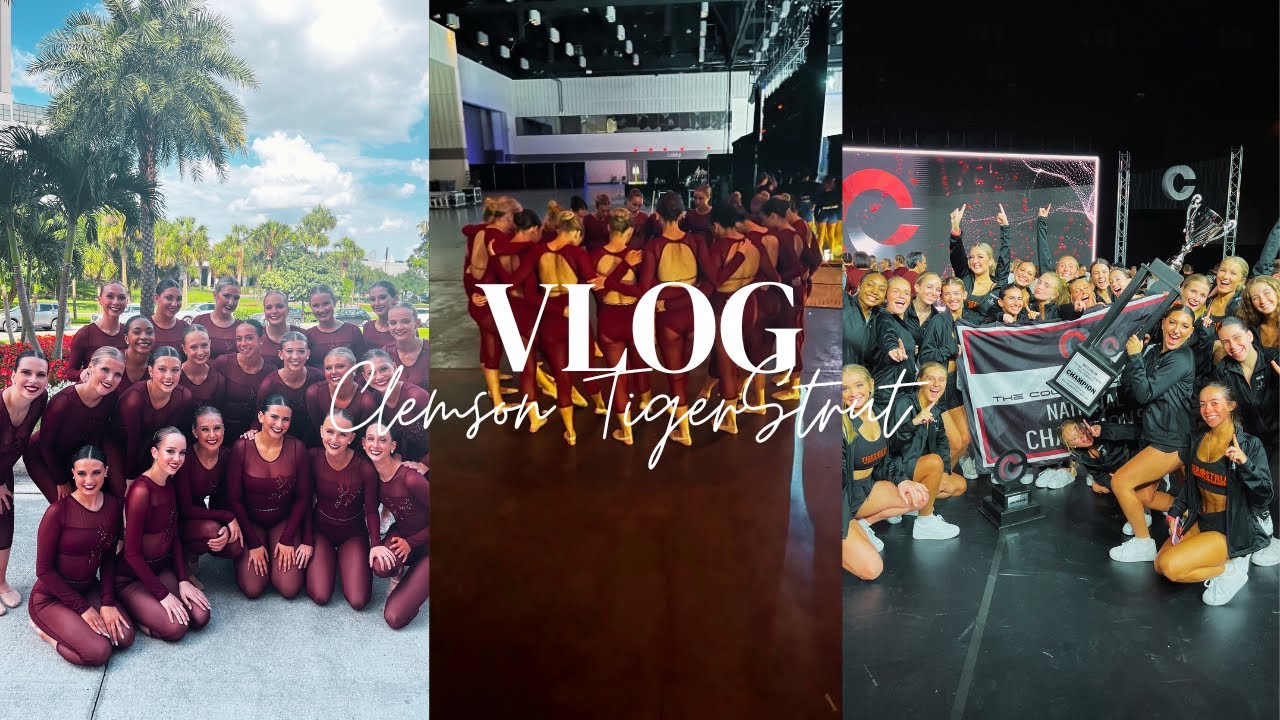 Tiger Strut Clemson University Tiger Strut: Nationals Vlog 2023 - YouTube