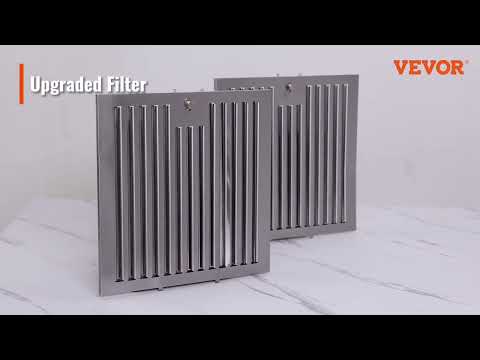 VEVOR Under Cabinet Range Hood: Quiet Dual Motor Suction & Easy Touch Control!