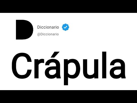 Crápula Significado En Español - YouTube