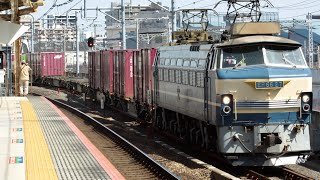 3/17日撮影 EF66-27号機牽引!東京タ〜隅田川タ73レ(隅田川シャトル)南千住駅通過
