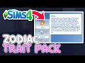 How to Download &amp; Install Zodiac Trait Pack for The Sims 4 - Easy Guide