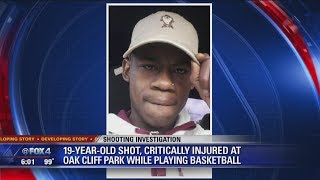 19-year-old shot at Oak Cliff basketball court