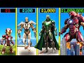 Gta 5  1 ironman to 1000000000 iron godzilla in gta 5