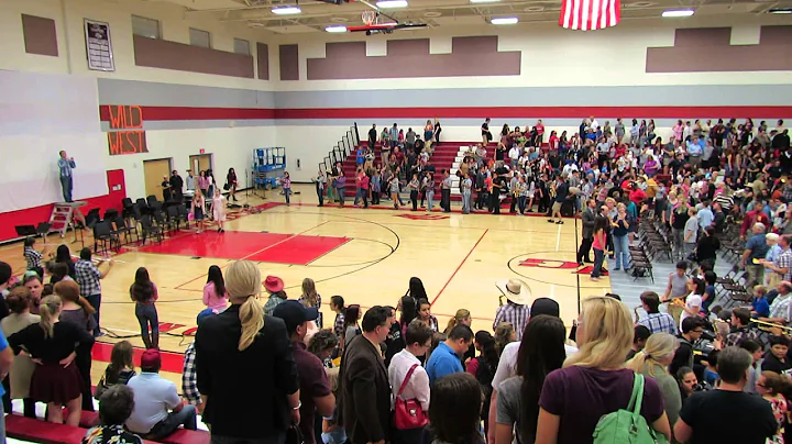 WGHS Open House 2014 - Red Wolf Regiment, Fight Song
