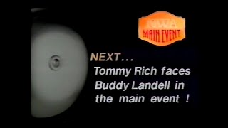 Tommy Rich vs Buddy Landel   Main Event Aug 5th, 1990