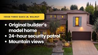 Luxury Home for Sale in Walnut CA | Three Oaks Builder’s Model Estate