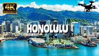 Honolulu, Hawaii In 4K By Drone - Amazing View Of Honolulu, Hawaii