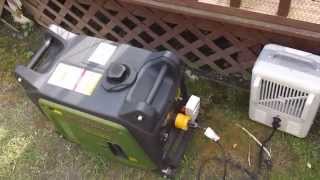 Sportsman 3500 watt inverter generator full load test (GEN3500i)
